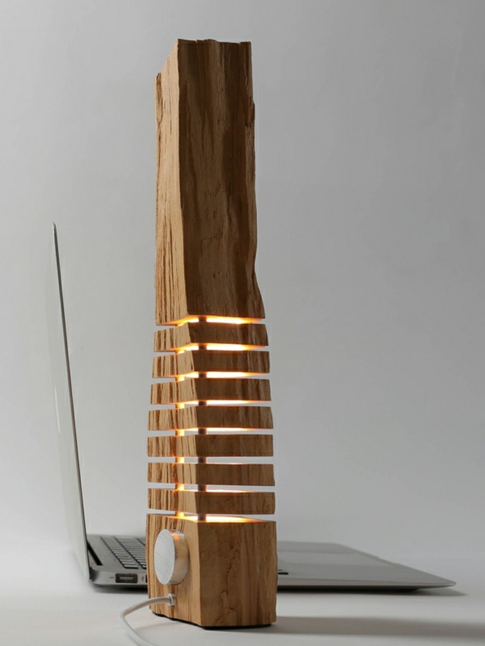 designer lamps modern design natural wood