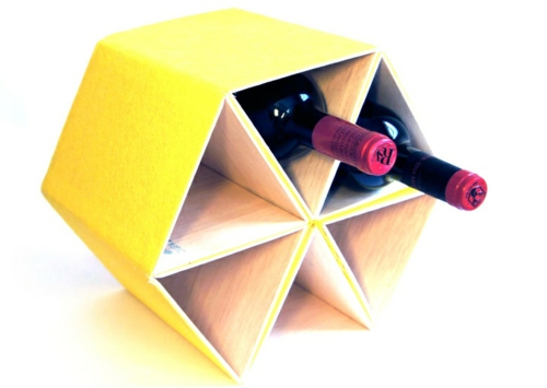 设计师葡萄酒架创意DIY项目葡萄酒储存变得容易