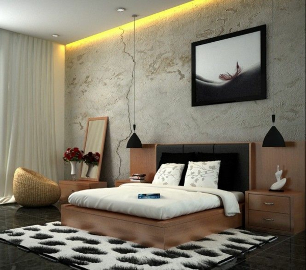design ideer værelse design seng taburet natborde
