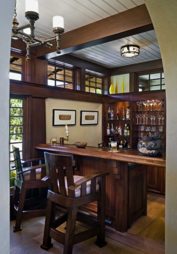 the bar home furniture and bar of solid walnut wood