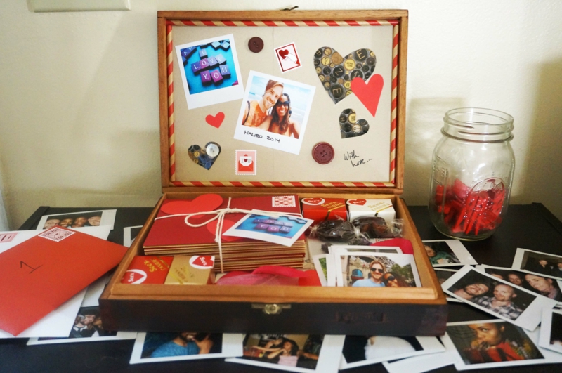 Den smukkeste kærlighedserklæring Billedkasse til Valentinsdag
