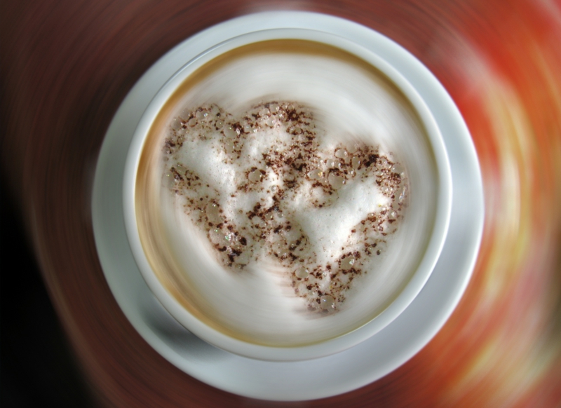 най-красивата декларация на любовта снимки Валентин подаръци кафе напитка