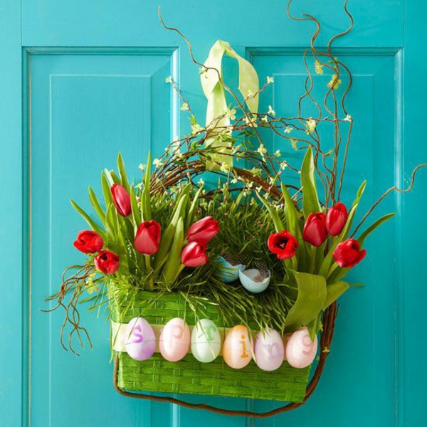 DIY עבור חג הפסחא באביב תלויים רעיונות דקו