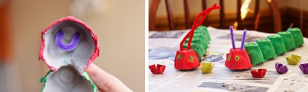 DIY ιδέες κουτί αυγών χρησιμοποιούν όμορφες ιδέες διακόσμησης