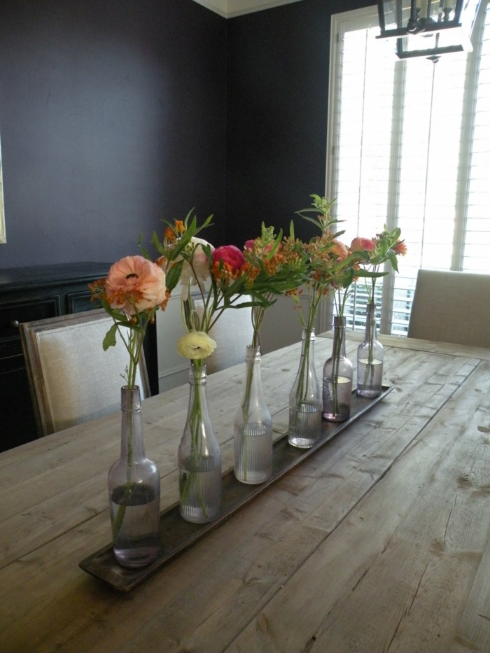 Idées de bricolage Bouteilles Vases Floral Idées de décoration