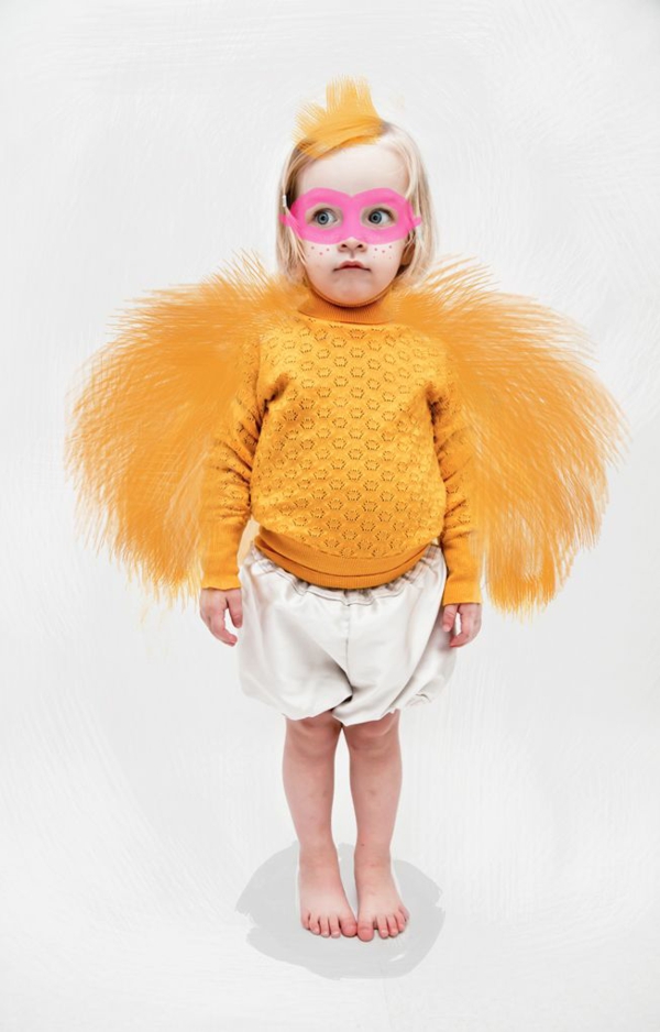 DIY ρούχα καρναβαλικά κοστούμια μωρό πουλί δροσερό