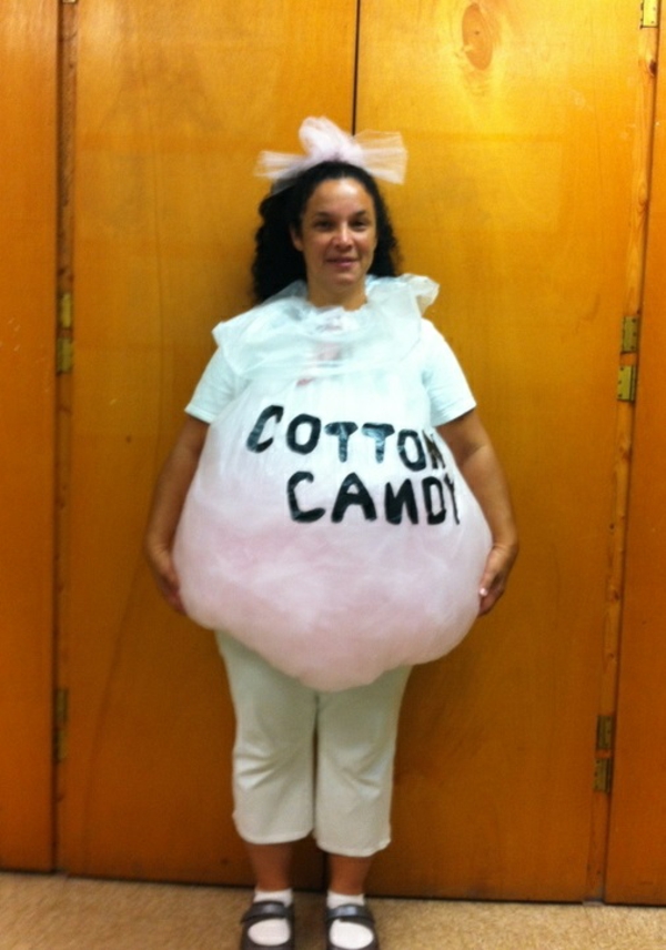 DIY clothes carnival costumes cotton candy