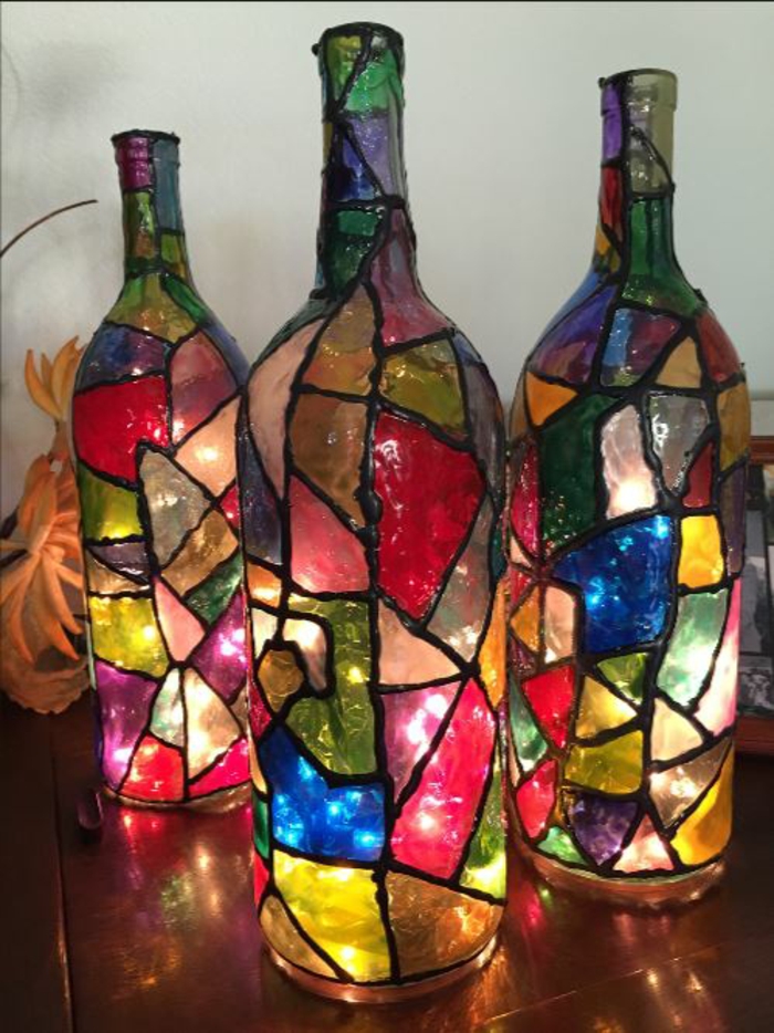 diy lamper og lamper ledet lamper orientalske lamper lampe med bevegelsesdetektor designer lamper glass-maling