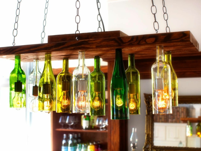 diy lámparas y luces lámparas led lámparas orientales lámpara con detector de movimiento lámparas de diseño botella de vino