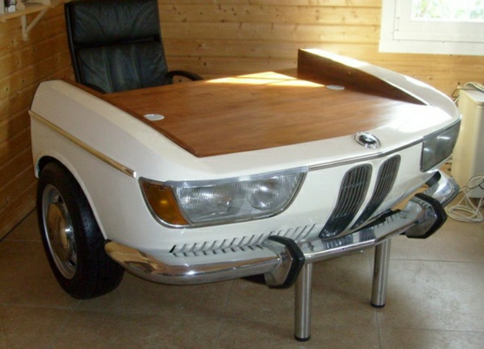 DIY meubels auto-onderdelen werktafel