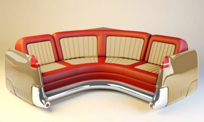 DIY meubels auto-onderdelen bankstel leer ergonomisch