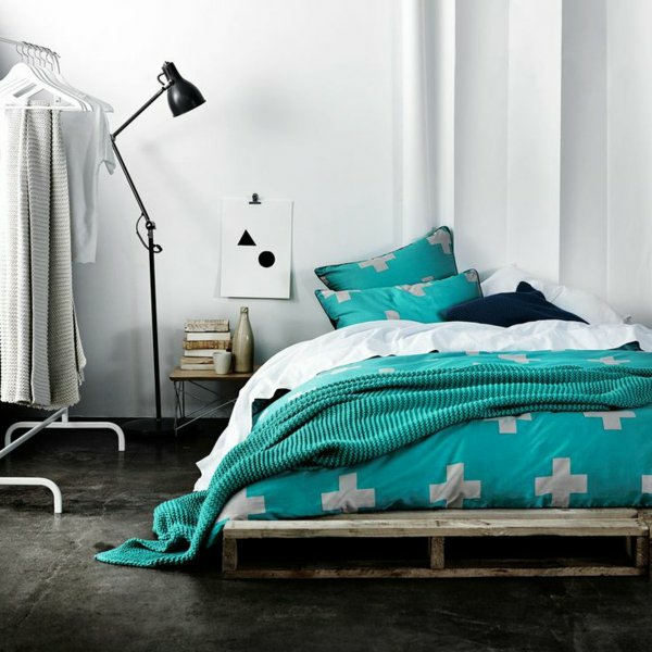 diy møbler europallets seng custom design pursitische soveværelsesmøbler