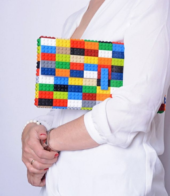 DIY Projects Lego Stones Handbag Motley clutch