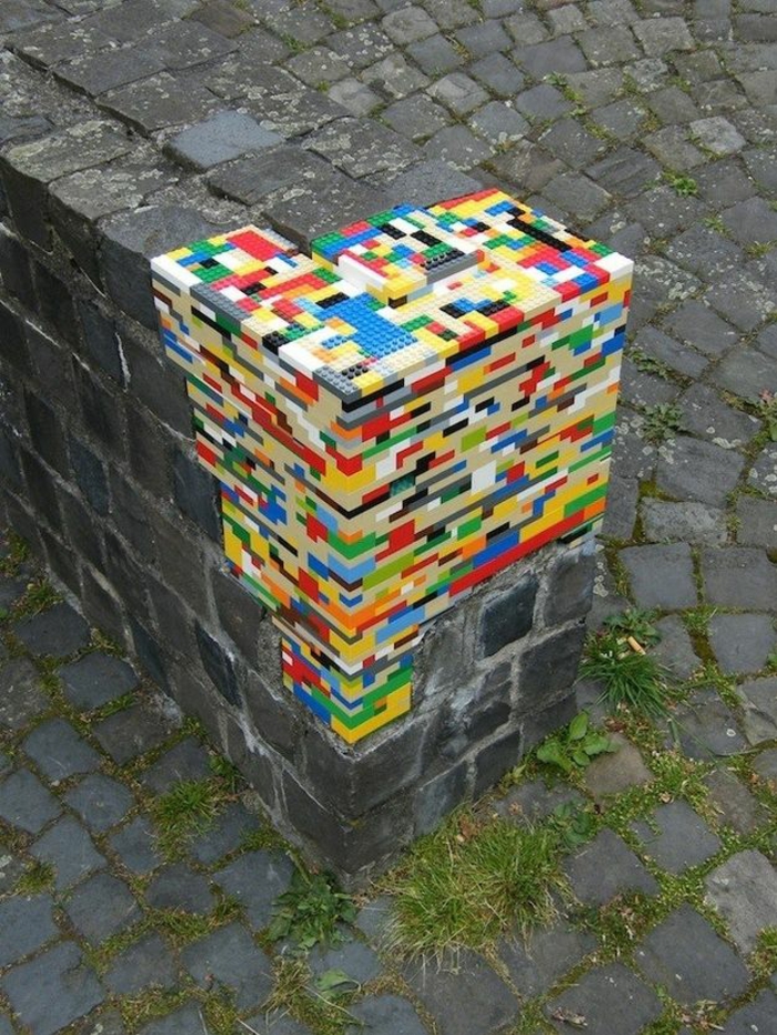 DIY Projects Lego Stones Street Art Art
