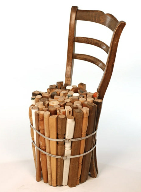 дървени мебели от естествен дървен стол