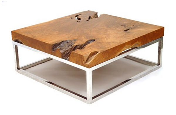 الخشب الحقيقي أثاث طاولة القهوة طاولة عرضية