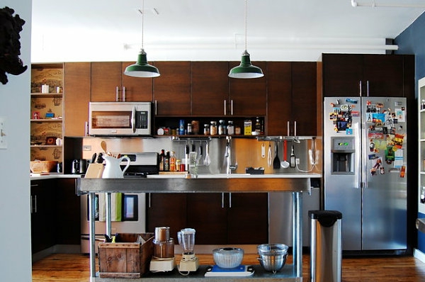nerezové kuchyně kuchyňské nápady interiéru