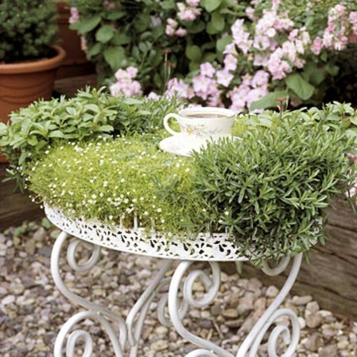 en mini garden form sidebord urte