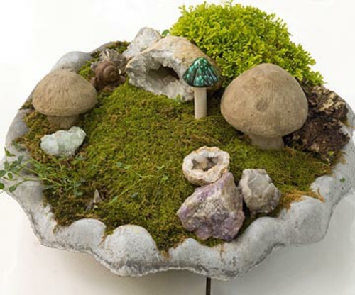 een minituin miniatuur weiland