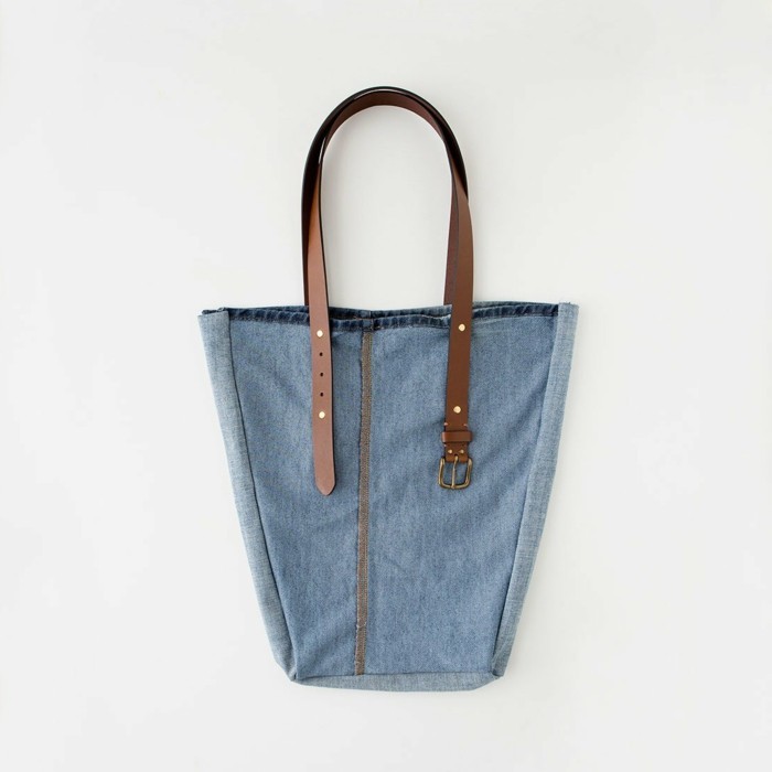 simple craft ideas sewing old jeans women's bag
