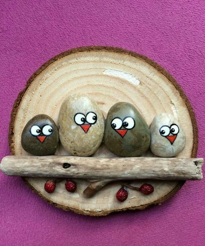 Eenvoudig idee voor kinderen om stenen te schilderen