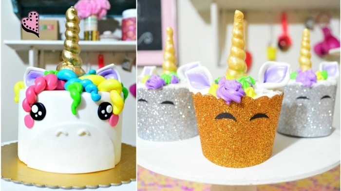 unicorn κέικ ίδια κάνει ιδέα γενέθλια παιδιά