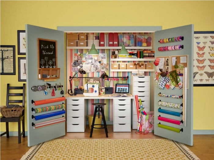 室内设计理念家居理念DIY创意卧室时尚色彩存储