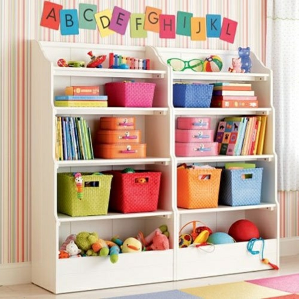 Съхранение детска стая красива колоритен