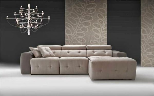 innredning ideer møbler sjeselong sofa med knapper