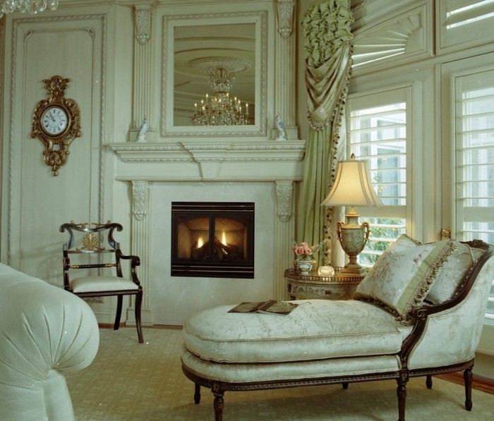 het leveren van ideeën woonkamer vintage stijl wandklok nobele meubels