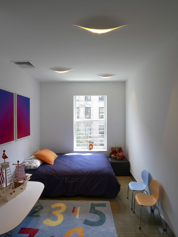 Indretningstips lille soveværelse dekorere farvede accenter