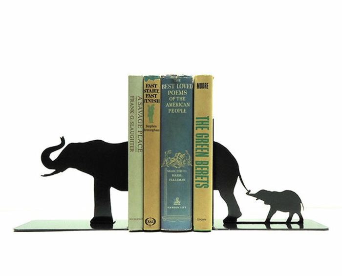 olifant cijfers boekenplank creatief ontwerp deco olifant