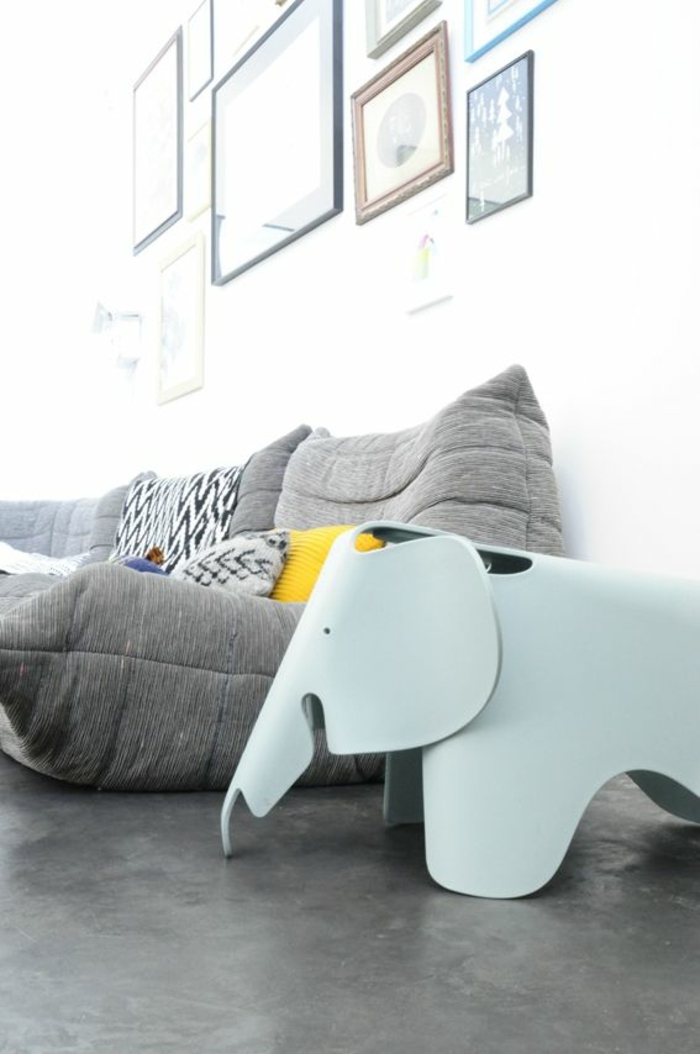 צלמיות פילים מעצבים כסאות ילדים כסאות