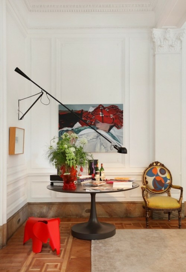 eclectische decoratie ideeën kleuren meubels moderne klassieker