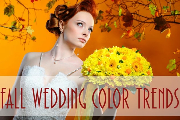 fantastisk høst bryllup farger dekorasjon busk bruden
