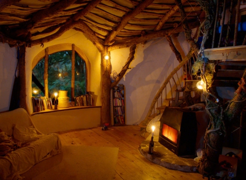 amazing houses built into the earth windows trees cozy