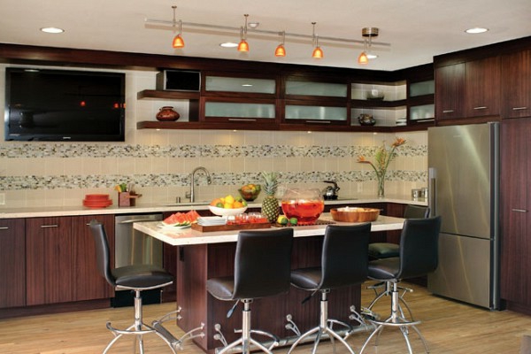 spisebord med stole justerbar moderne moderne køkken design ideer