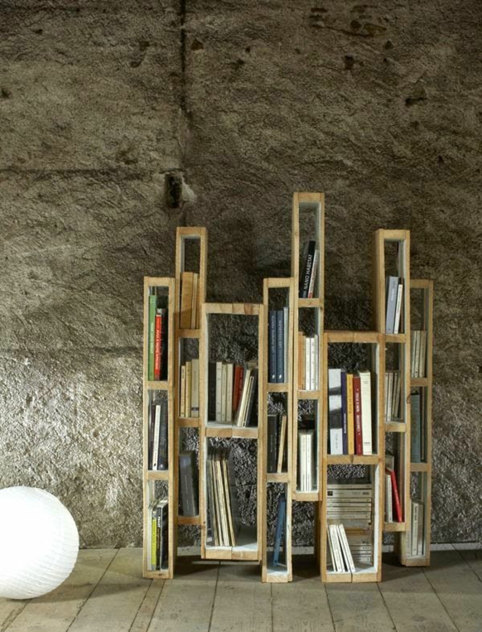 europalette bois palettes bibliothèques construire vous-même