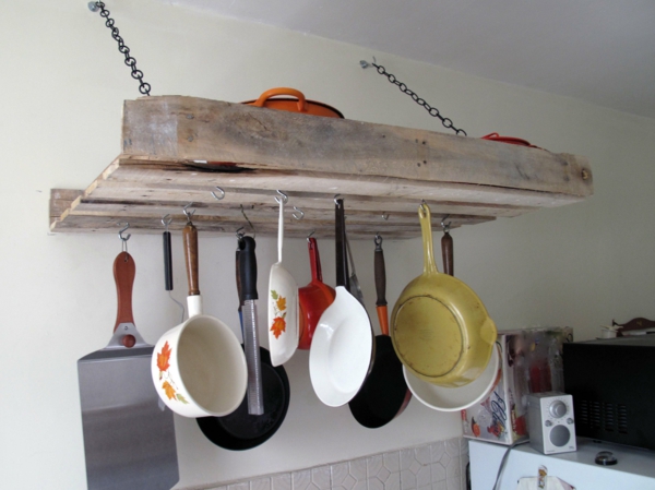 木托盘厨房架挂盘