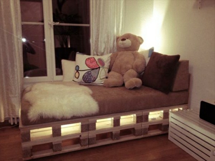europallets lit meubles pépinière garçon adolescent teddy