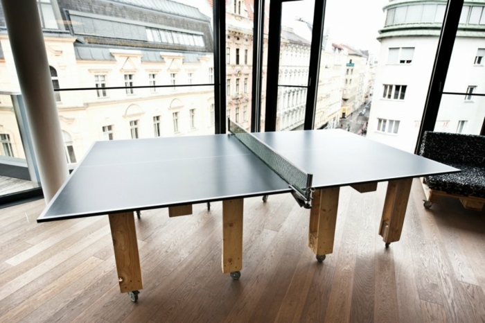 europalety palety dřeva tenisová deska tenisové stoly diy nápady