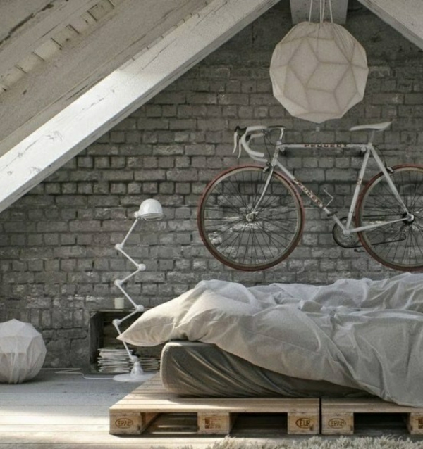 ποδήλατο τοίχο υπνοδωμάτιο τοίχο κρεμάσει επάνω