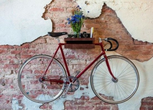 τοίχο ποδήλατο τοίχο τοίχο λειτουργική τούβλο