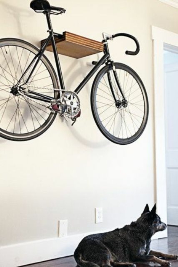 ποδήλατο τοίχου mount ιδέες τοίχο ράφι εκμετάλλευσης