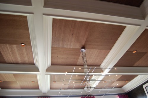 Design moderne de lampes de plafond en bois