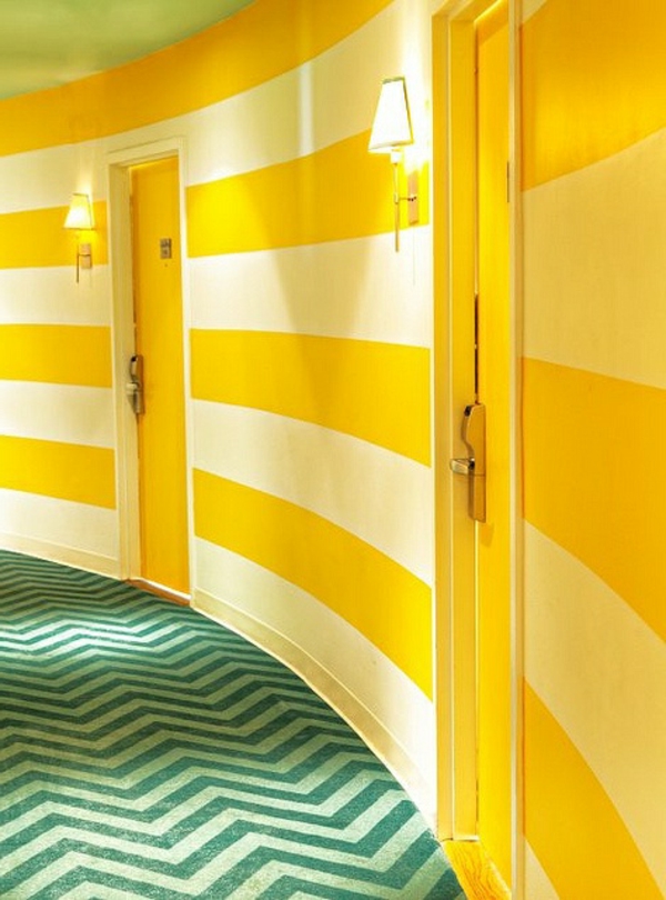 διάδρομο χρωμάτων διάδρομο κίτρινο πράσινο