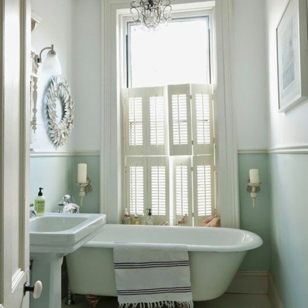 颜色设计思路新鲜柔和的颜色薄荷绿色墙面漆浴室墙设计