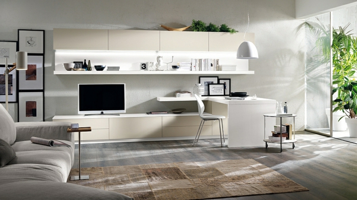 esquema de color sala de estar decoración del hogar mesa de trabajo minimalista