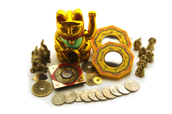 feng shui σύμβολα εικόνων και χρήματα τυχεροί γοητεύει