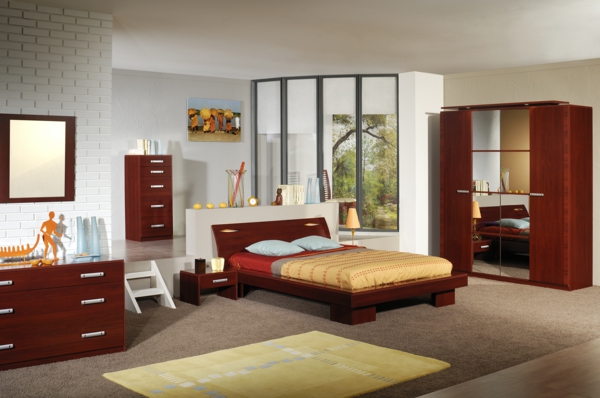 Feng Shui furnish bedroom bed wooden furniture